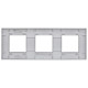 SKANDY Рамка 3-мест. SK-F03Gr сер. IEK
