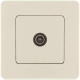 Розетка TV (телевизионная) - Legrand/Daccord Inspiria - проходная - слоновая кость