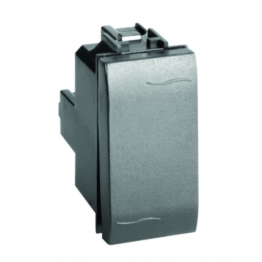 Инвертор (промежуточный переключатель), черный, 1мод.