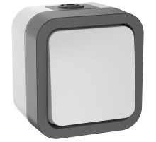 IEK TORS Переключатель однокл. 10А IP55 TS201 белый