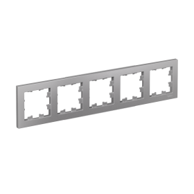 Systeme Electric AtlasDesign Алюминий Рамка 5-ая, универсальная