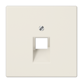 JUNG LS 990 Бежевая Накладка 1-ой наклонной ТЛФ/комп розетки