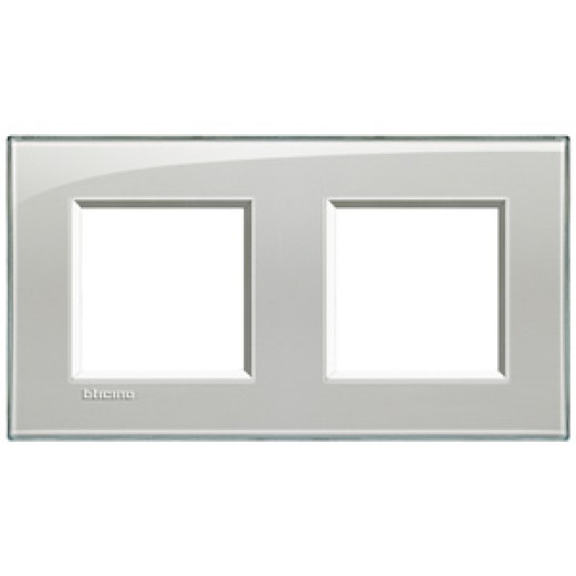 Livinglight Рамка прямоугольная, 2 поста, цвет Серое небо