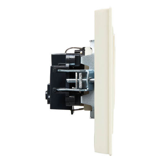 BRITE Роз. с з/к/ш 16А в сб. РСР14-1-0-БрКр беж. IEK