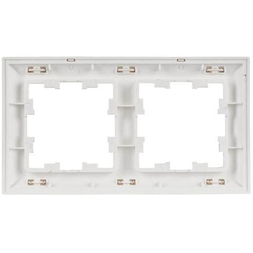 BRITE Рамка 2-мест. РУ-2-БрАБ а/б/бел. IEK