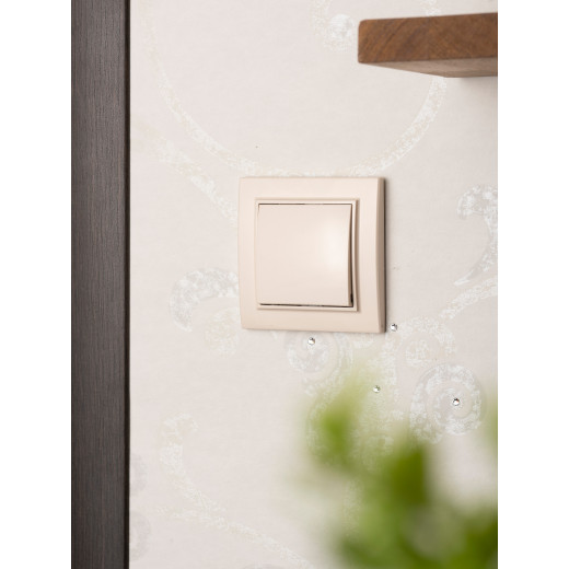 Выключатель 1-кл. СП 10А бежевый Минск EKF