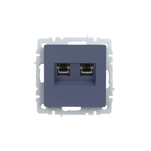BRITE Роз. комп. 2-ая RJ45 кат.5E РК10-2-БрМ мар. IEK