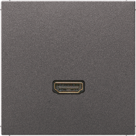 JUNG Антрацит Накладка/вставка для розетки HDMI