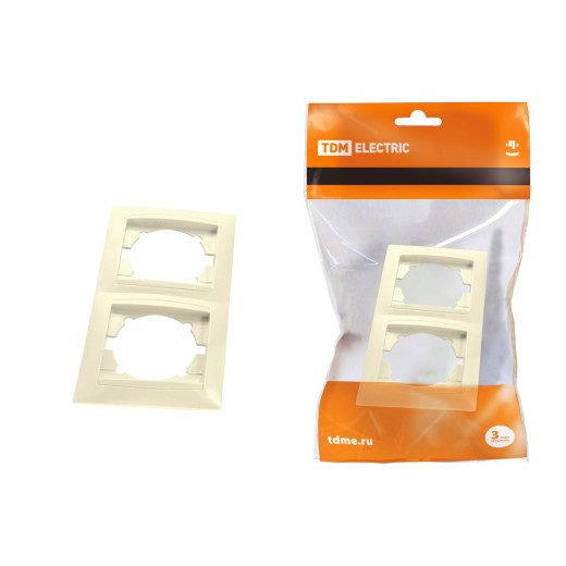 Рамка 2-х постовая вертикальная сл. кость 