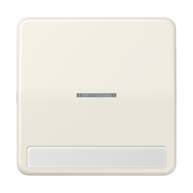 JUNG CD 500/CD plus Бежевая Клавиша 1-ая с/п с полем для надписи