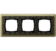 Gira ClassiX Art Бронза/Черный Рамка 3-ая