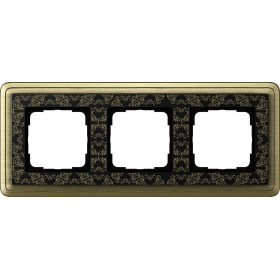 Gira ClassiX Art Бронза/Черный Рамка 3-ая