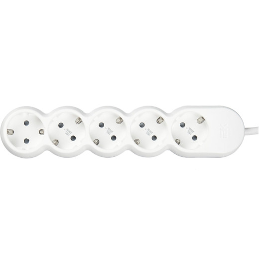 Удлинитель У05 5 мест 2P+PE/3м 3х1,5мм2 16А/250В UNO IEK