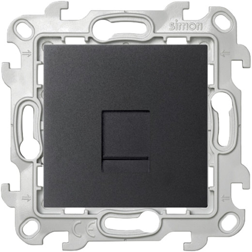 Розетка RJ45 кат. 5е UTP, графит