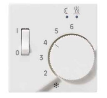 JUNG A 500 Белая Накладка регулятора теплого пола (мех.FTR231U)