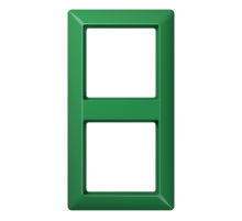 JUNG AS 500 Зеленая Рамка 2-ая ударопрочная