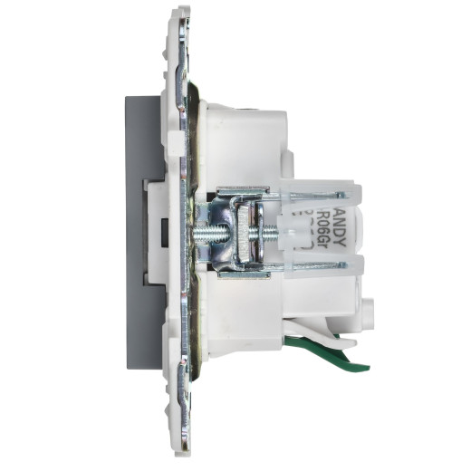 SKANDY Роз. с з/к/ш 16А б/к SK-R06Gr сер. IEK