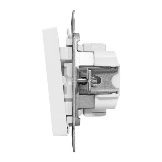 Механизм выключателя, одноклавишный, белый Эпика EKF