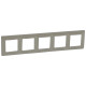 Рамка 5 постов - Legrand Etika - светлая галька