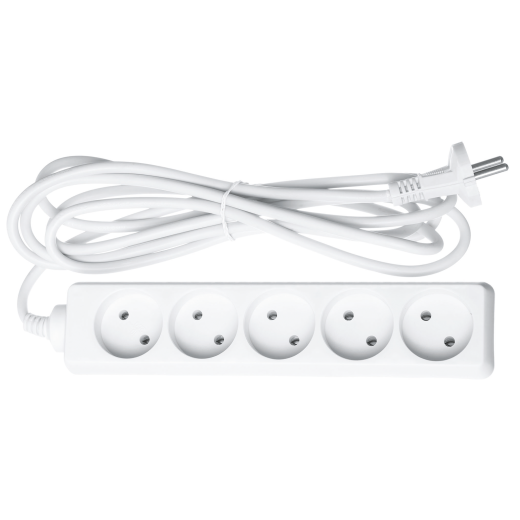 Удлинитель Navigator 61 311 NPE-S-05-300-X-2x1 б/з 5 гн. 3м