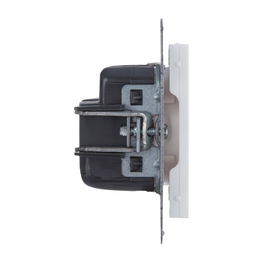 SUNO. Силовая розетка 2К 16А 250В. C защитными шторками. Винтовые зажимы. Цвет 