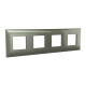 Рамка 4 поста (8 мод.), Avanti, серый жемчуг