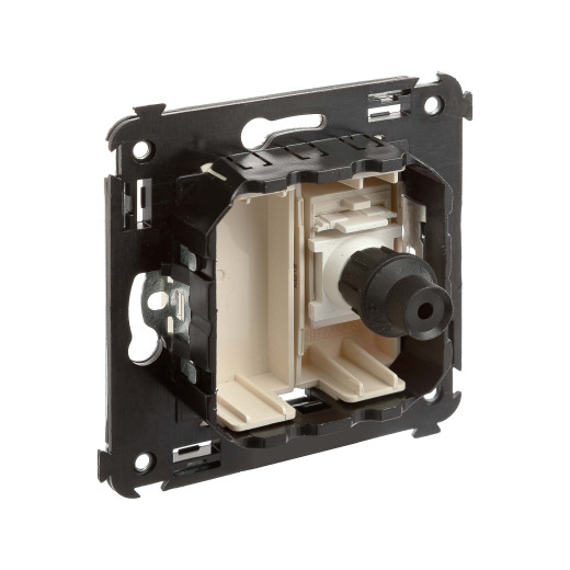 Розетка TV одиночная в стену, Avanti, ванильная дымка