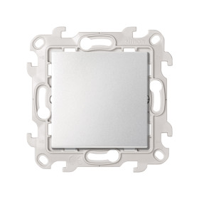 Simon 24 Алюминий Переключатель (проходной) 10AX 250В~ 4