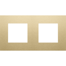 Niko Металл Золото Рамка на 2 поста