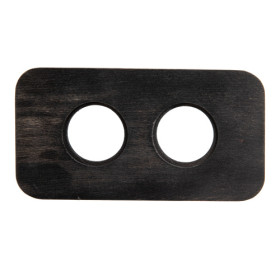 BIRONI Шедель Верди Бук Угольно-черный Рамка 2-ая (скрытый монтаж)