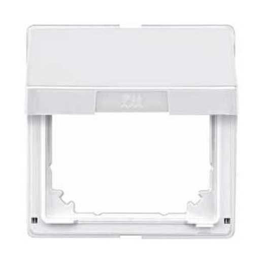 MERTEN Aquadesign ПРОМЕЖУТОЧН. КОЛЬЦО с крышкой, ПОЛ.БЕЛЫЙ