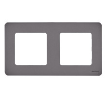 Legrand/Daccord INSPIRIA Дымчатый Рамка - 2 поста.