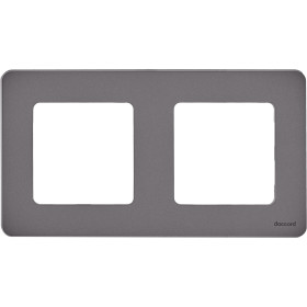 Legrand/Daccord INSPIRIA Дымчатый Рамка - 2 поста.