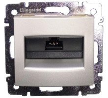 Legrand Valena Алюминий Розетка комп(RJ45) 1-ая 5 кат ISDN 300MHz 8конт.