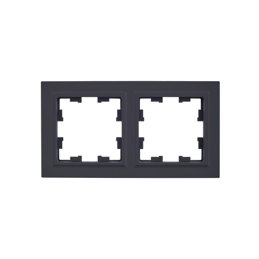 BRITE Рамка 2-мест. РУ-2-БрГ граф. IEK