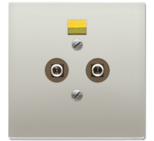 JUNG LS 990 Edelstahl Розетка для выравнивания потенциалов