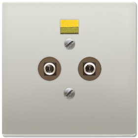 JUNG LS 990 Edelstahl Розетка для выравнивания потенциалов