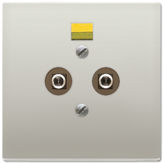 Штепсельная розетка для выравнивания потенциалов, благородная сталь