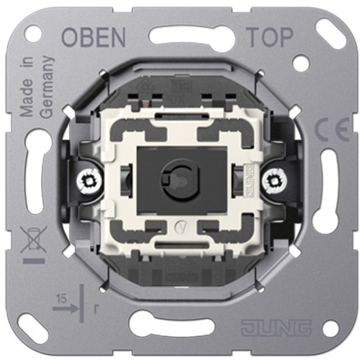 Механизм серии LS1912 одноклавишный, крепление винтами, без монтажных лапок