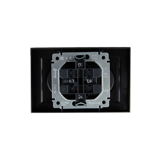 BRITE Роз. 2-я без з/к с з/ш 10А в сб. РСш12-2-БрС сталь IEK