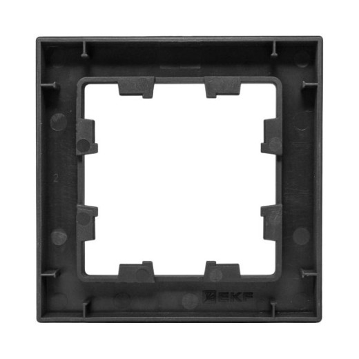 1 - местная рамка, чёрная, пластик Эпика EKF