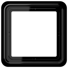 JUNG CD 500 Черная Рамка 1-ая