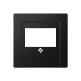 JUNG A Flow/A 550 Черный матовый Накладка на USB зарядные устройства и TAE-розетки с видимым винтом