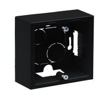 Legrand/Daccord SUNO Антрацит Коробка для накладного монтажа механизмов серии 1-постовая.