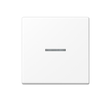 JUNG A Flow/A 550 Белый матовый Клавиша 1-ая с подсветкой