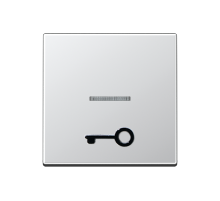 JUNG Клавиша с окошком для подсветки и рельефным символом 