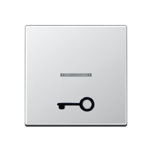 Клавиша с окошком для подсветки и рельефным символом 