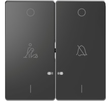 Schneider Electric Merten D-Life Антрацит Клавиша 2-ая, линзой LED, символ: «звонок»/горничная
