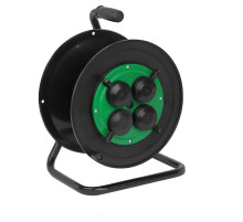 ЭРА Катушка пластиковая RP-4e-IP44 для подключения провода 4 розетки c заземлением с защитными крышками