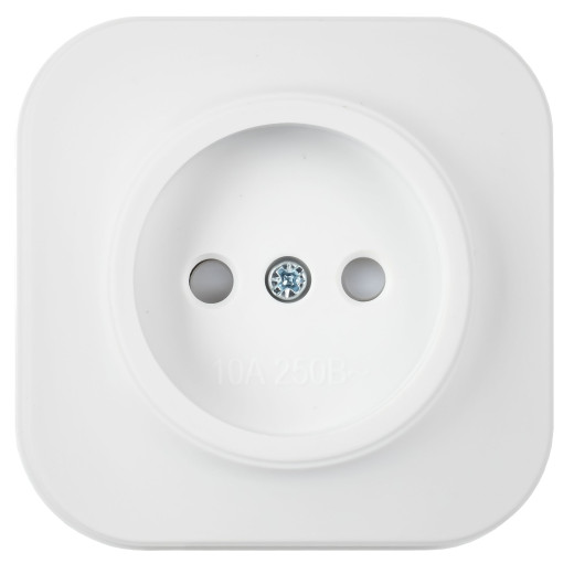 GLORY Роз. без з/к с з/ш о/у 10А РСш20-2-ХБм бел. м. IEK